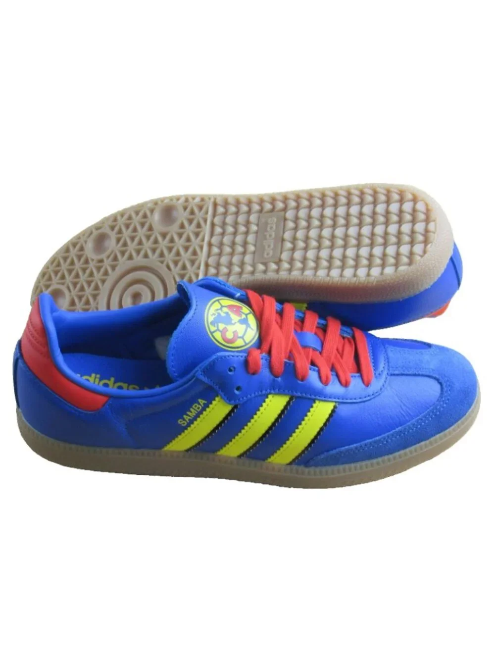 Adidas Men's Samba Licensed Club América Soccer Shoes Blue Sizes NIB KJ3531 - Picture 3 of 11